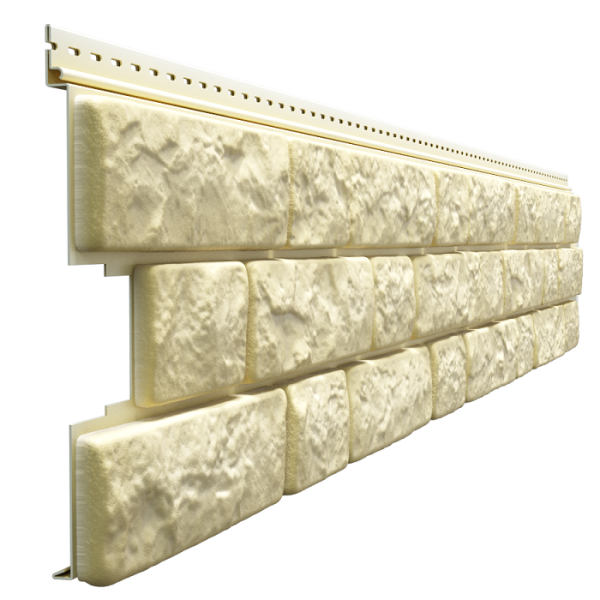 Фасадная панель Docke BERGART под камень Кешью купить в Сочи