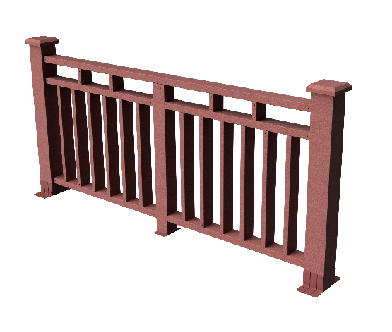 Ограждения декоративное ДПК GRINDERDECO Европа мербау купить в Сочи