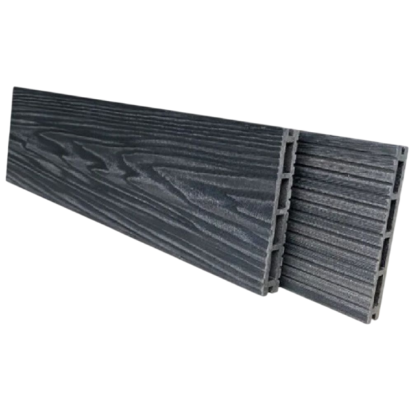 Террасная доска NanoWood Comfort 3D тиснение + вельвет Графит купить в Сочи