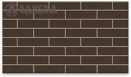 Фасадная Термопанели Аляска Amsterdam brown купить в Сочи