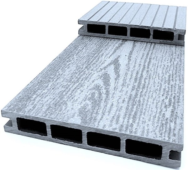 Доска Террасная NanoWood «Эко Классик» Серый купить в Сочи