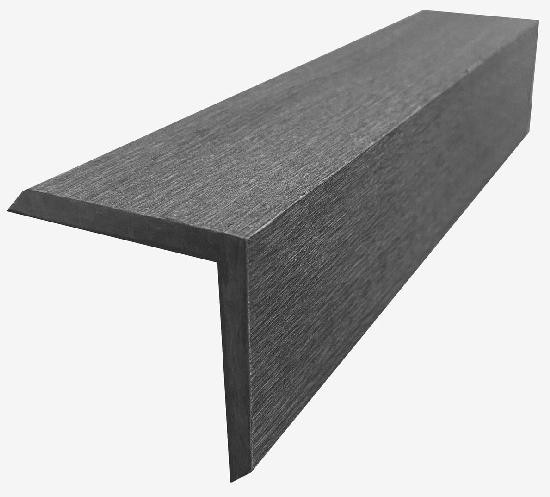 Декоративный угол 50×50 графит купить в Сочи