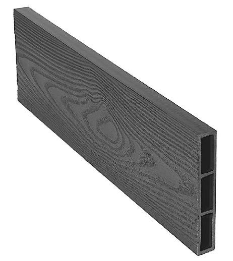 Доска для грядок и клумб из ДПК NauticPrime, 25х150х2950 серый купить в Сочи
