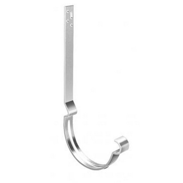 Водосток Grand Line 125x90 – Кронштейн длинный полоса RAL 9003 купить в Сочи