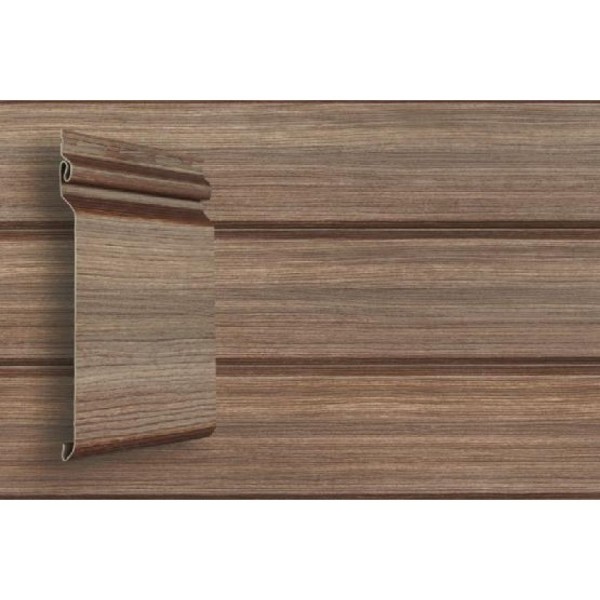 Виниловый сайдинг Grand Line Natural-Брус Tundra - Кедр купить в Сочи