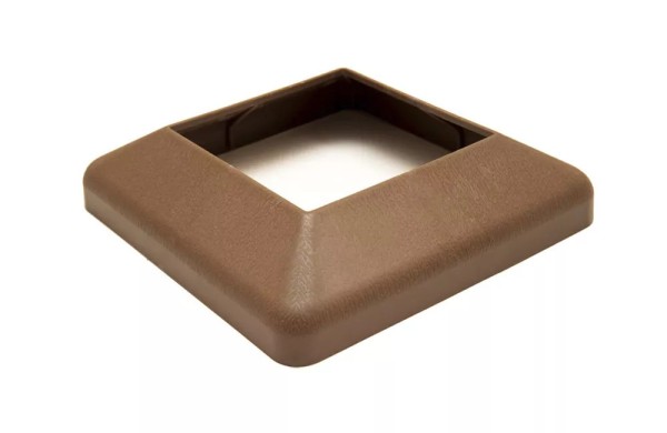 Крышка нижняя ПВХ для столба Deckart 125х125 Шоколад купить в Сочи