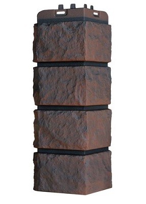 Угол наружный Grand Line Колотый Камень Трюфель, Шов чёрный купить в Сочи