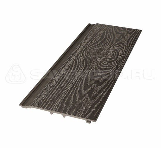 Сайдинг из дпк savewood sw-cedrus тангенциальный распил темно-коричневый купить в Сочи