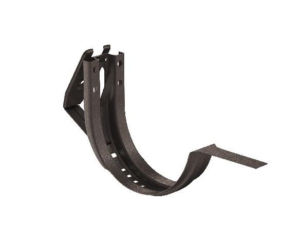 Водосток Aquasistem, Система 125x90 - Крюк крепления желоба короткий регулируемый RR 32 Тёмно-коричневый matt купить в Сочи