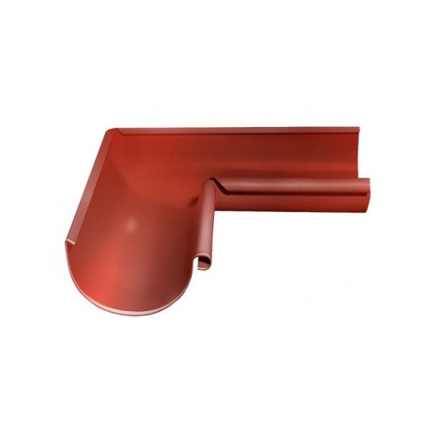 Водосток Grand Line 125x90 – Угол внутренний 90° RAL 8004 купить в Сочи