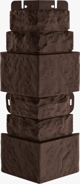 Угол наружный Альта-Профиль Кирпич антик ЭКО Коричневый купить в Сочи