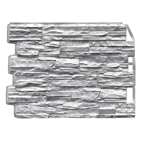 Фасадная панель FineBer, Скол - Светло-серый купить в Сочи