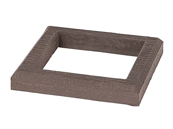 Рамка ДПК для столба 100x100 Венге купить в Сочи