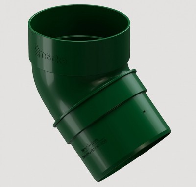 Колено 45˚ПВХ Docke STANDART зеленый