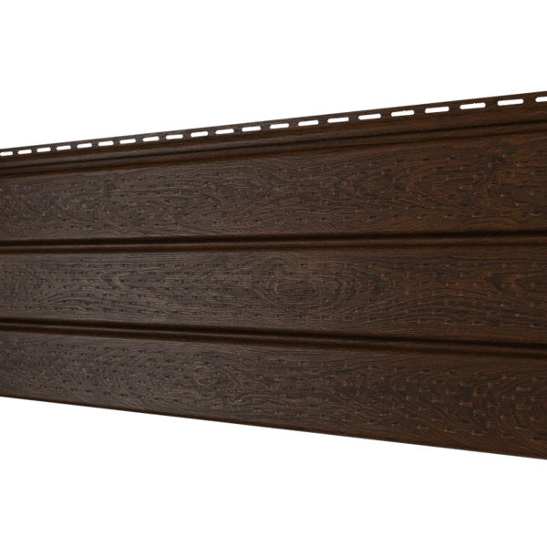 Софит Ю-Пласт с полной перфорацией, Орех тёмный купить в Сочи