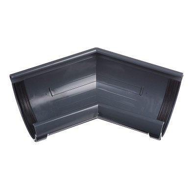 Угол желоба универсальный 135° Docke Lux ПВХ - Графит купить в Сочи