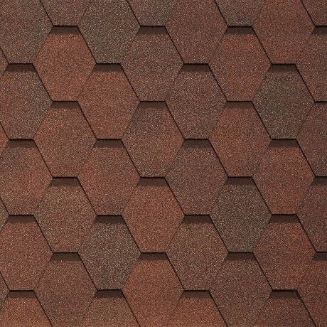 Гибкая черепица Tegola VENETO nocciola 418 купить в Сочи