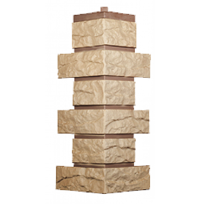 Угол T-Сайдинг-Кирпич Лондон Брик Пустынный