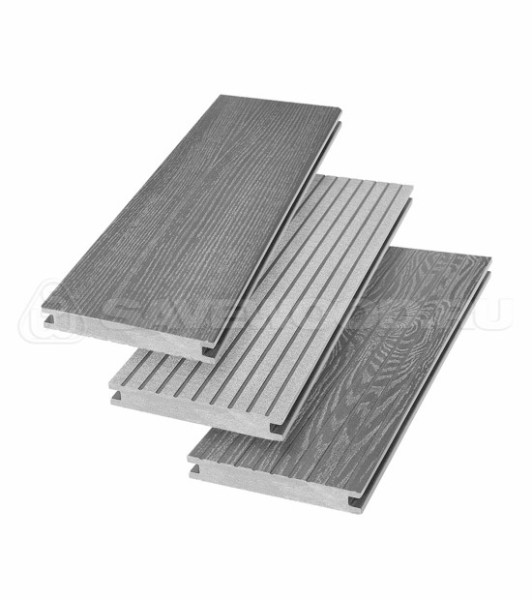Террасная доска SW Fraxinus (R) полнотелая «SaveWood» Пепельный купить в Сочи