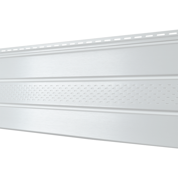 Софит Ю-Пласт PRO Классический перфорация по центру, белый купить в Сочи