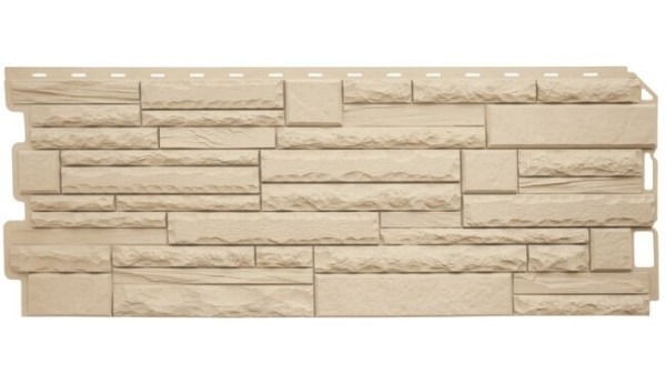 Фасадная панель Альта-Профиль Скалистый камень ЭКО Песчаный купить в Сочи