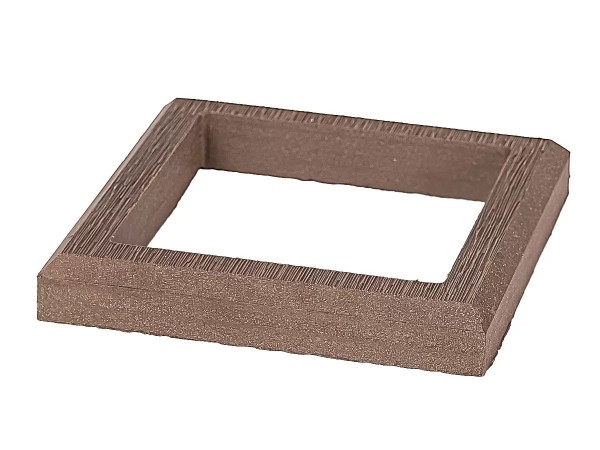 Рамка ДПК для столба 100x100 Шоколад купить в Сочи