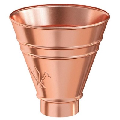 Водосток Aquasistem, система 125x90 - Воронка водосборная круглая Медь