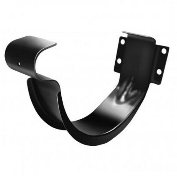 Водосток Grand Line 125x90 – Держатель желоба RAL 9005 купить в Сочи