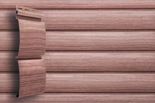 Виниловый сайдинг Grand Line Блок-хаус Tundra - Рябина купить в Сочи