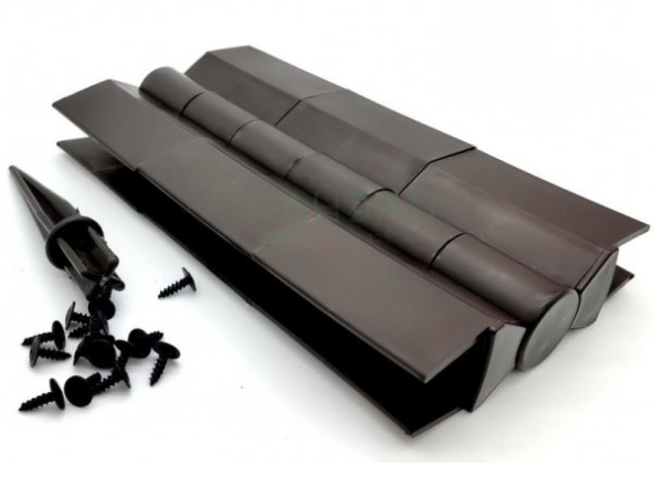 Угловой (стыковочный) шарнир для грядкок ДПК 225мм чёрный купить в Сочи