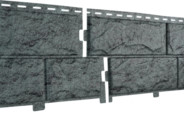 Фасадная панель Ю-Пласт Стоун-хаус камень изумрудный (двойной замок) купить в Сочи