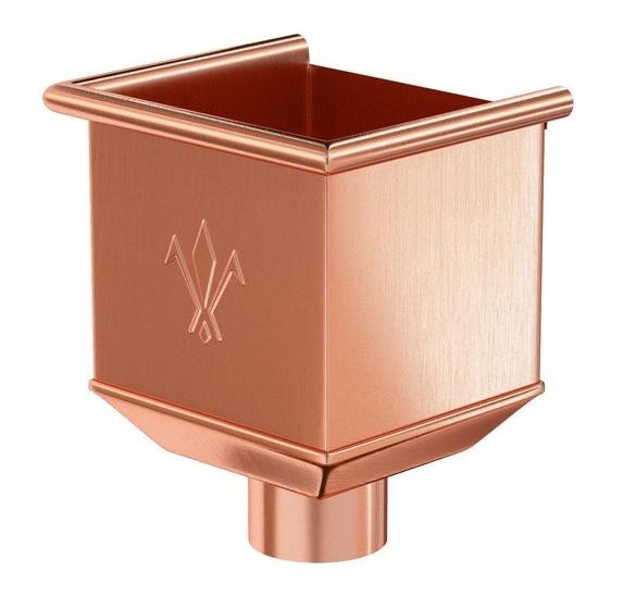 Водосток Aquasistem, система 150/100 - Водосборная воронка медная купить в Сочи