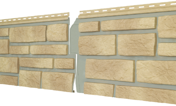 Фасадная панель Ю-пласт Стоун Хаус S-Lock Таганай речной купить в Сочи