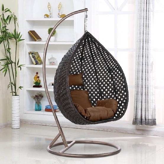 Кресло Подвесное из искусственного ротанга AFM-250B-L Brown купить в Сочи