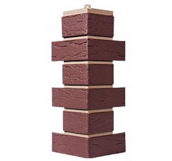 Угол T-Сайдинг-Кирпич Саман Коричневый купить в Сочи