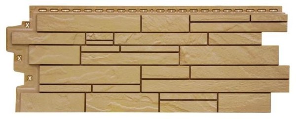 Фасадная панель Grand Line Скала Стандарт песочная купить в Сочи