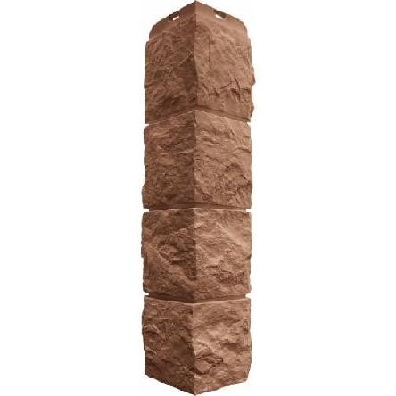 Угол наружный Альта-Профиль Туф ЭКО Терракотовый купить в Сочи