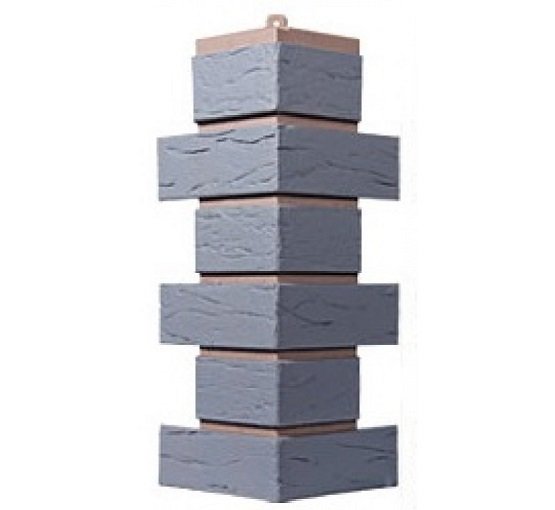 Угол T-Сайдинг-Кирпич Саман Серый купить в Сочи