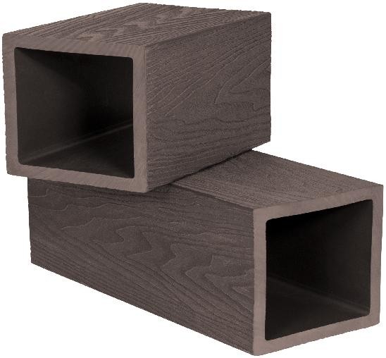 Столб опорный Polivan SINGARAJA 3D фактура дерева, темно-коричневый купить в Сочи