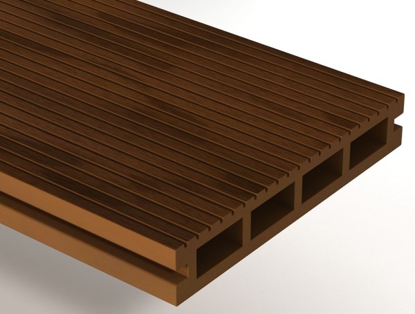 Террасная доска из ДПК WOODVEX Expert Тик купить в Сочи