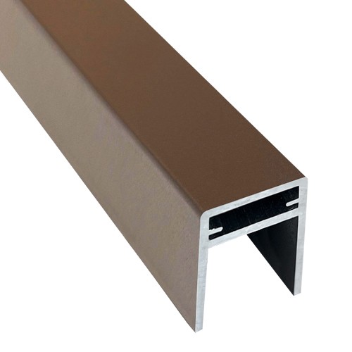 П-профиль Алюминиевый EasyDecking 35x25 Венге купить в Сочи