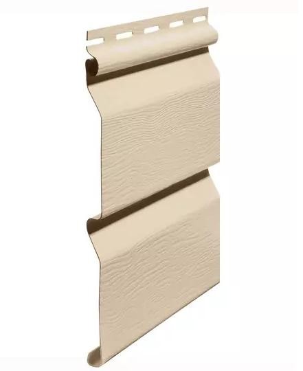 Виниловый сайдинг fineber (файнбер) - серия "стандарт", слоновая кость купить в Сочи