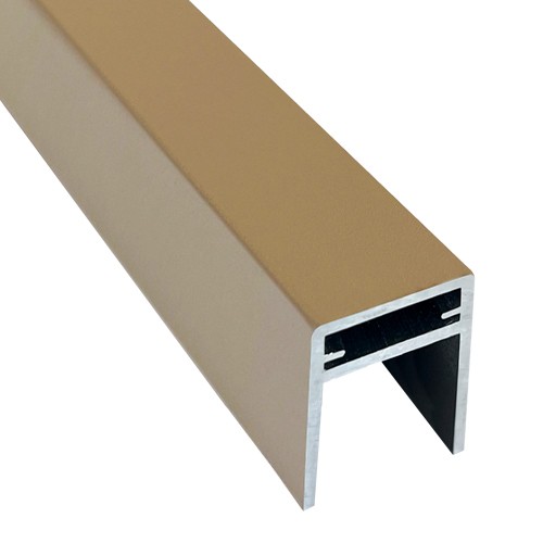 П-профиль Алюминиевый EasyDecking 35x25 Дуб купить в Сочи