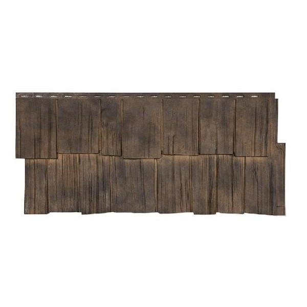 Фасадная панель T-Сайдинг- Щепа Дуб ЭКО-2 Орех купить в Сочи