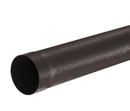 Водосток Aquasistem, Система 150/100 - Труба водосточная 1.00м RR 32 Тёмно-коричневый matt купить в Сочи