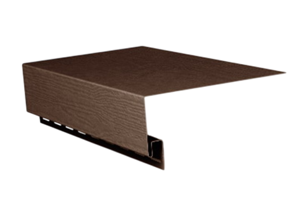 Планка приоконная широкая для Фасадных Панелей Темный Дуб купить в Сочи