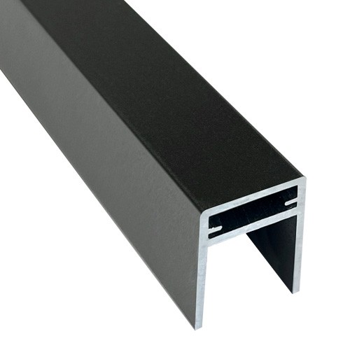 П-профиль Алюминиевый EasyDecking 35x25 Черное дерево купить в Сочи