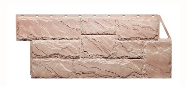 Фасайдинг Серия «Камень крупный» Терракотовый купить в Сочи