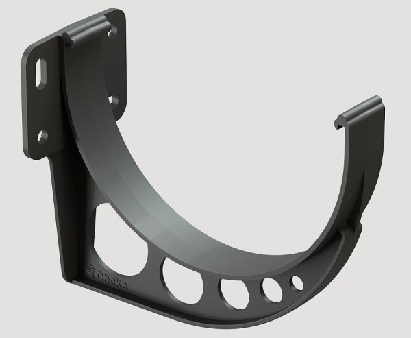 Кронштейн желоба ПВХ Docke STANDART серый купить в Сочи