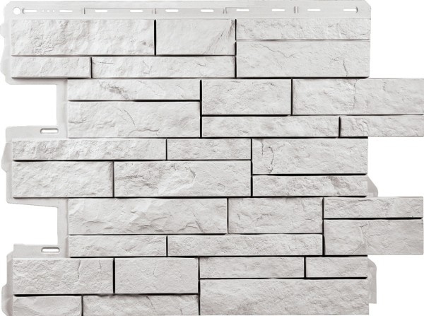 Фасадная панель Альта-Профиль Шотландия Белый купить в Сочи